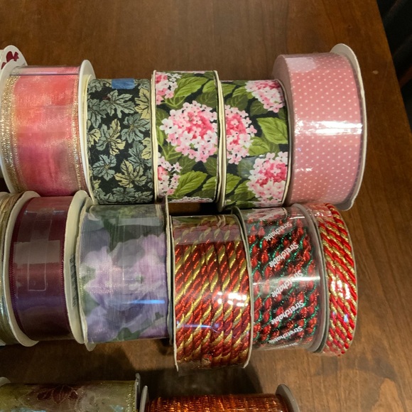 Crafters ribbon, all brand new rolls lot of 17 - Picture 2 of 4